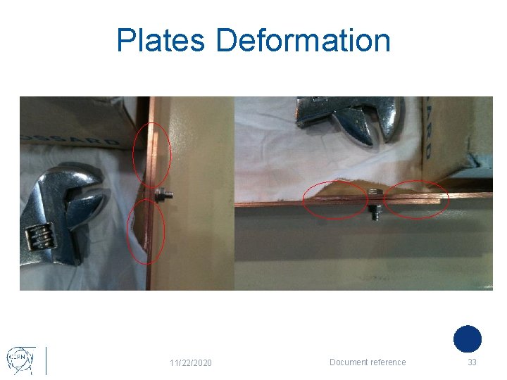 Plates Deformation 11/22/2020 Document reference 33 