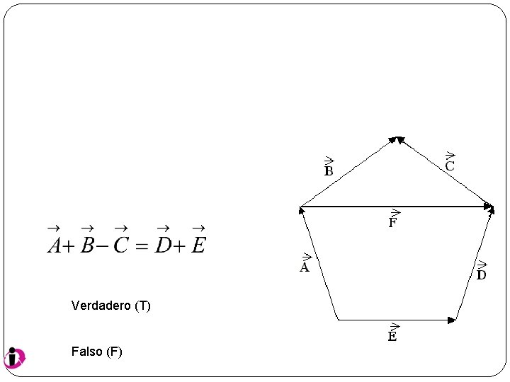 Verdadero (T) Falso (F) 