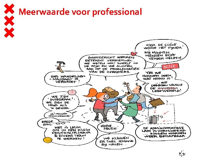 Meerwaarde voor professional 