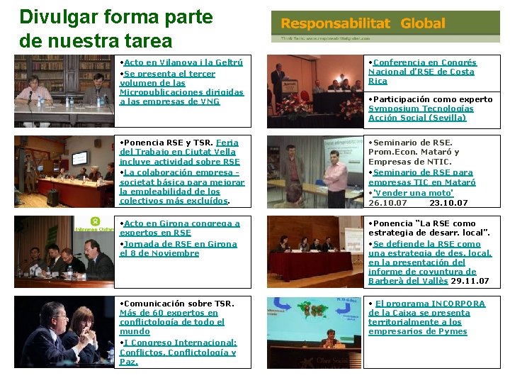 Divulgar forma parte de nuestra tarea • Acto en Vilanova i la Geltrú • Divulgar forma parte de nuestra tarea • Acto en Vilanova i la Geltrú •