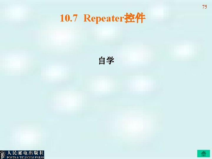 75 10. 7 Repeater控件 自学 