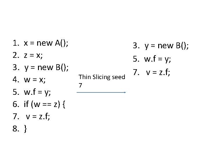 1. 2. 3. 4. 5. 6. 7. 8. x = new A(); z =