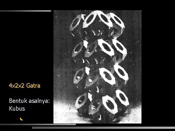 4 x 2 x 2 Gatra Bentuk asalnya: Kubus 