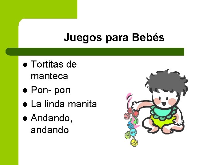 Juegos para Bebés Tortitas de manteca l Pon- pon l La linda manita l