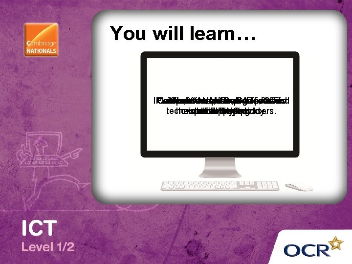 You will learn… IP Common Computer LANs, addresses, Assistive WANs, hardware technologies MAC IDs, You will learn… IP Common Computer LANs, addresses, Assistive WANs, hardware technologies MAC IDs,