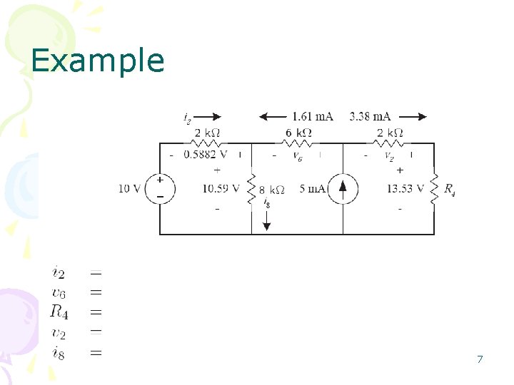 Example 7 