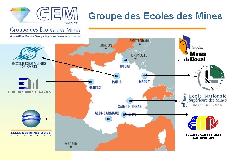  Groupe des Ecoles des Mines ECOLE DES MINES D ’ALES Alès - Nîmes