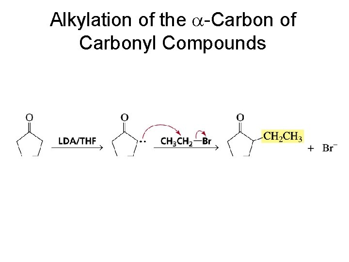 Alkylation of the a-Carbon of Carbonyl Compounds 