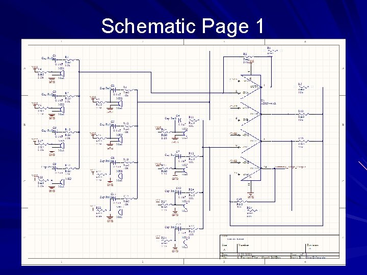 Schematic Page 1 Schematic Page 1
