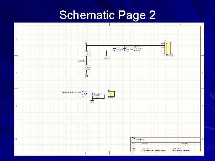 Schematic Page 2 Schematic Page 2