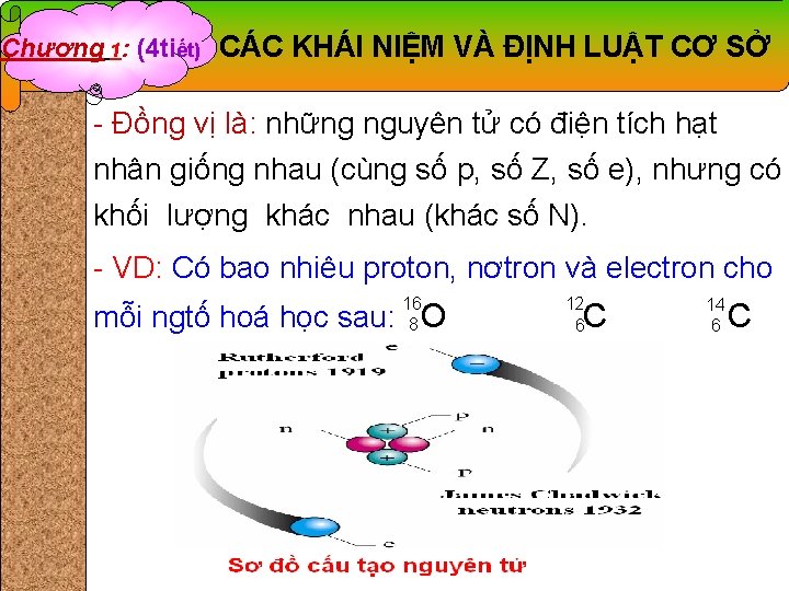 Chương 1: (4 tiết) CÁC KHÁI NIỆM VÀ ĐỊNH LUẬT CƠ SỞ - Đồng