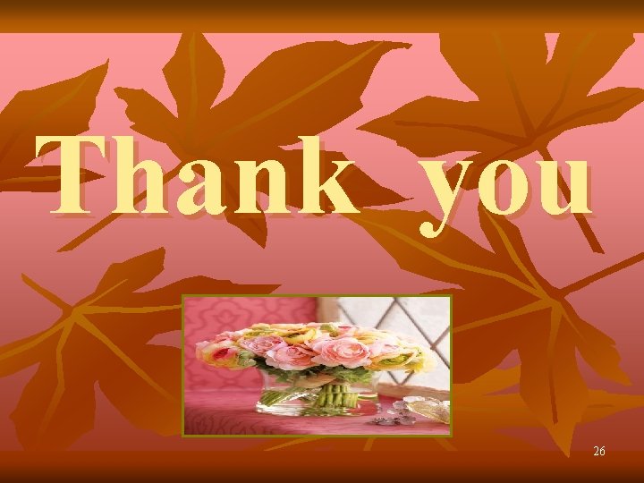 Thank you 26 