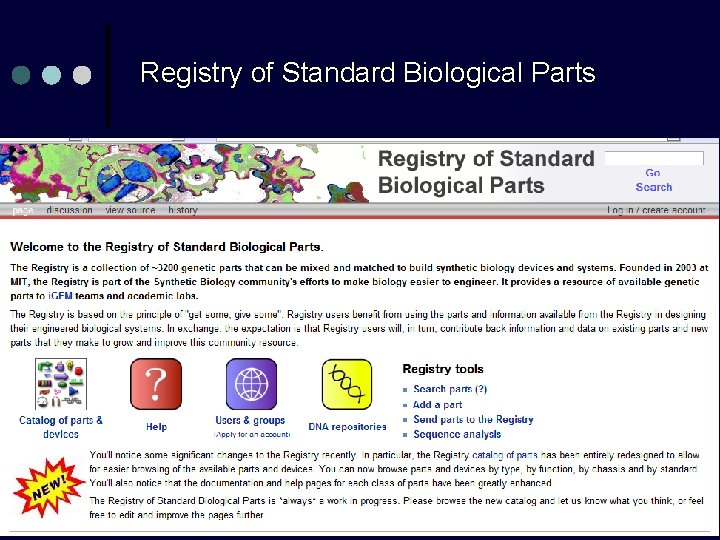 Registry of Standard Biological Parts 