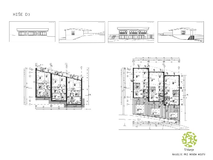 HIŠE D 3 Urbanje NASELJE PRI NOVEM MESTU 