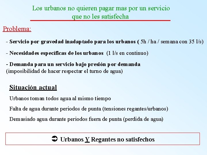  Los urbanos no quieren pagar mas por un servicio que no les satisfecha