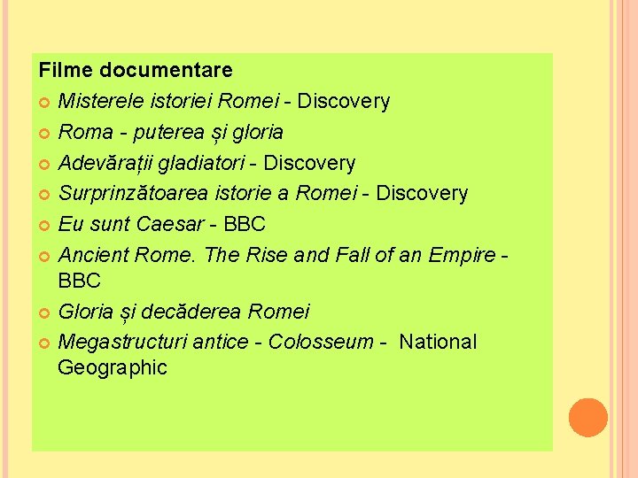 Filme documentare Misterele istoriei Romei - Discovery Roma - puterea și gloria Adevărații gladiatori