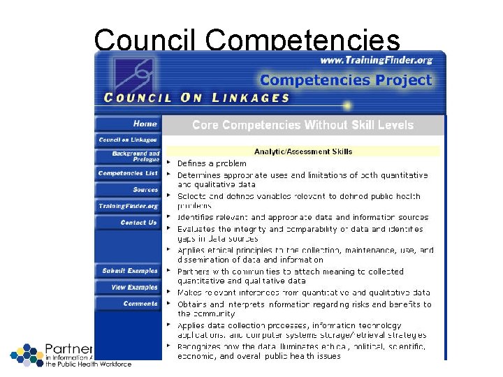 Council Competencies 