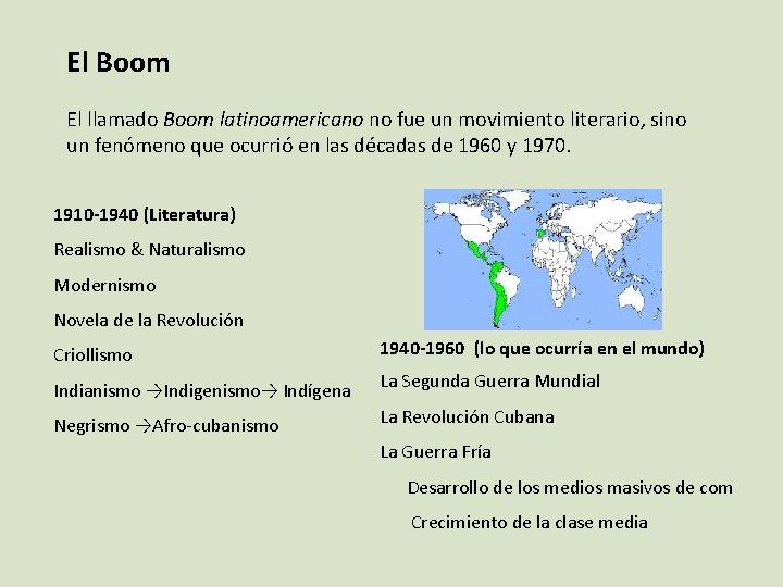 El Boom El llamado Boom latinoamericano no fue un movimiento literario, sino un fenómeno El Boom El llamado Boom latinoamericano no fue un movimiento literario, sino un fenómeno