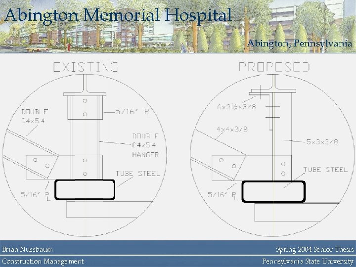 Abington Memorial Hospital Abington, Pennsylvania Brian Nussbaum Construction Management Spring 2004 Senior Thesis Pennsylvania