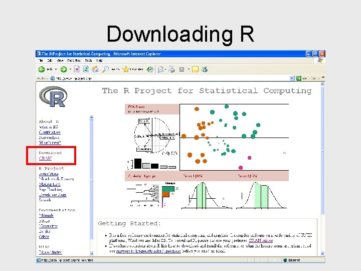 Downloading R 