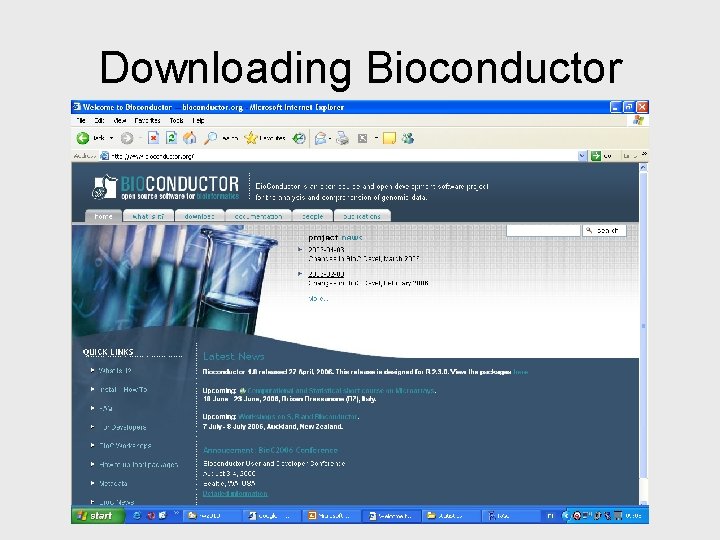 Downloading Bioconductor 