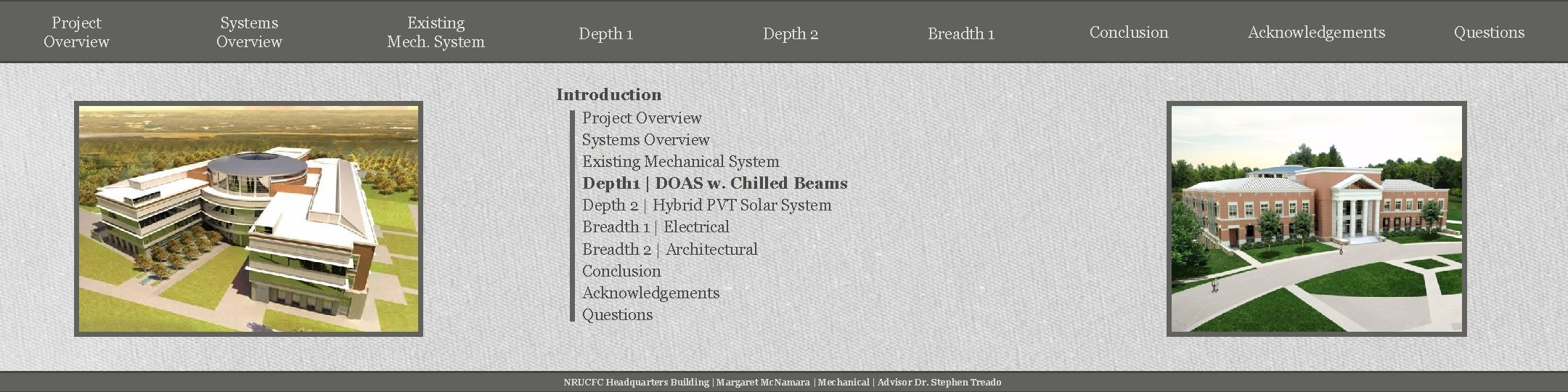 Project Overview Systems Overview Existing Mech. System Depth 1 Depth 2 Breadth 1 Introduction