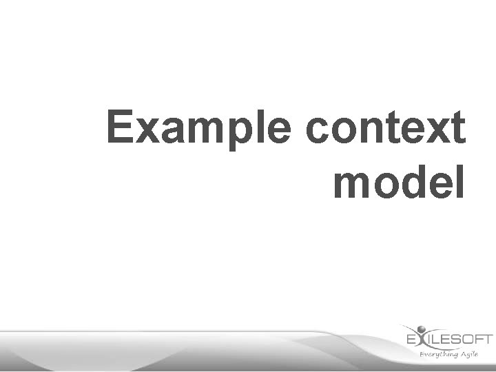 Example context model 