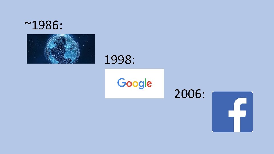 ~1986: 1998: 2006: 