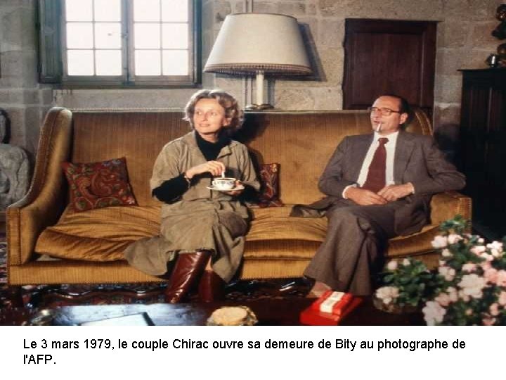 Le 3 mars 1979, le couple Chirac ouvre sa demeure de Bity au photographe