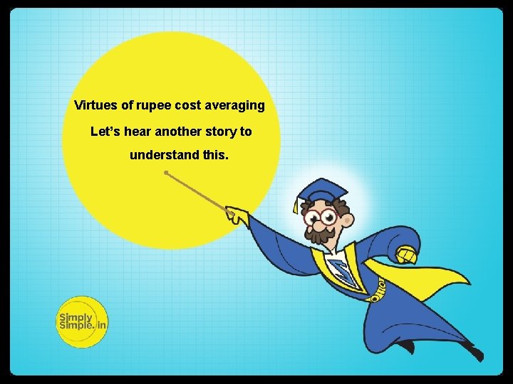 Virtues of rupee cost averaging Let’s hear another story to understand this. 