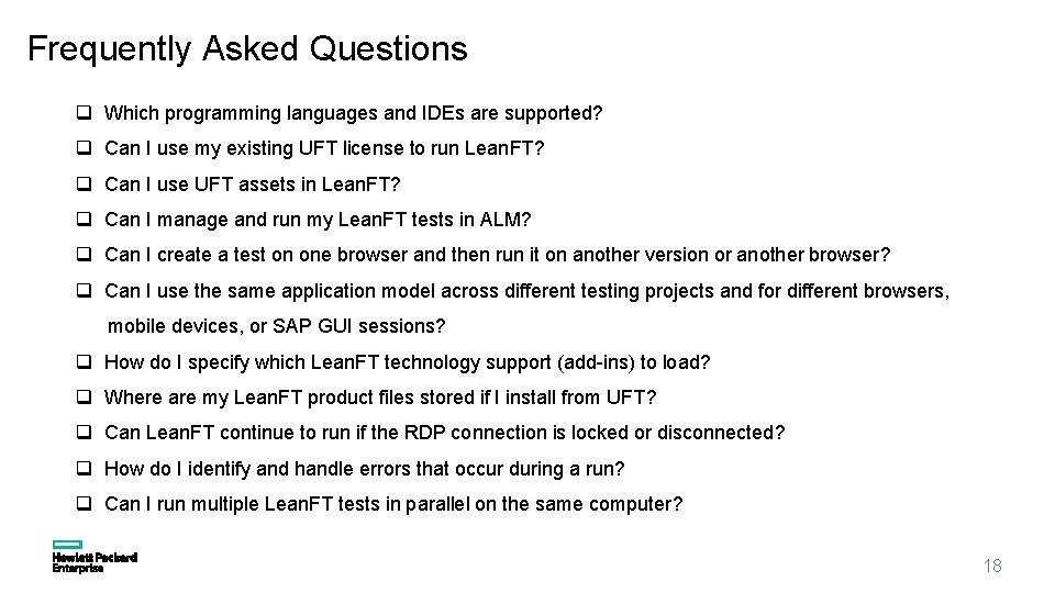 Frequently Asked Questions q Which programming languages and IDEs are supported? q Can I