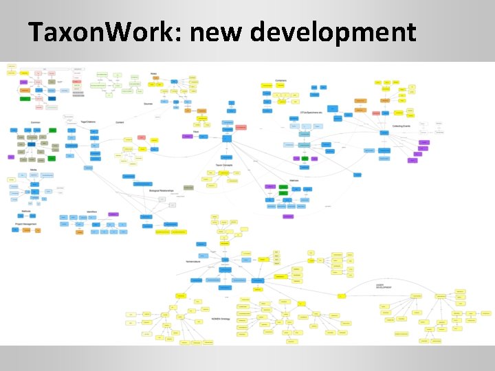 Taxon. Work: new development 