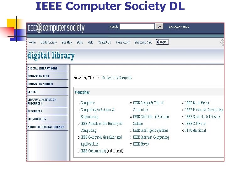 IEEE Computer Society DL 