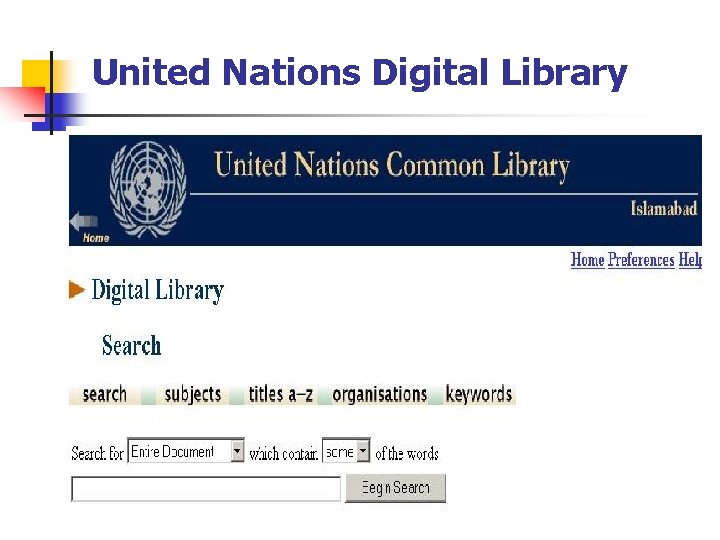 United Nations Digital Library 