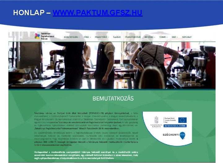 HONLAP – WWW. PAKTUM. GFSZ. HU 