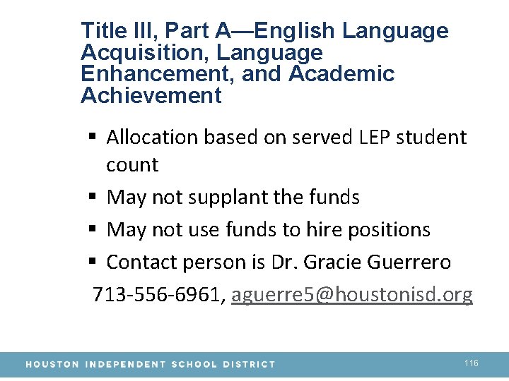 Title III, Part A—English Language Acquisition, Language Enhancement, and Academic Achievement § Allocation based