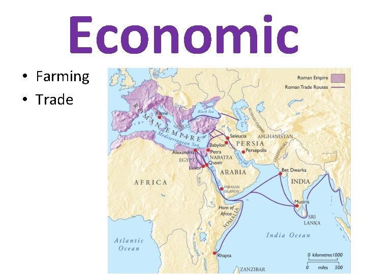 Economic • Farming • Trade 