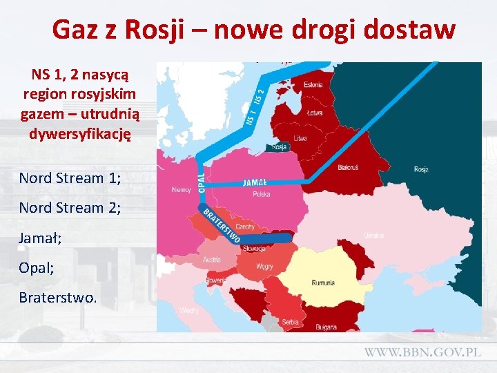 Gaz z Rosji – nowe drogi dostaw NS 1, 2 nasycą region rosyjskim gazem