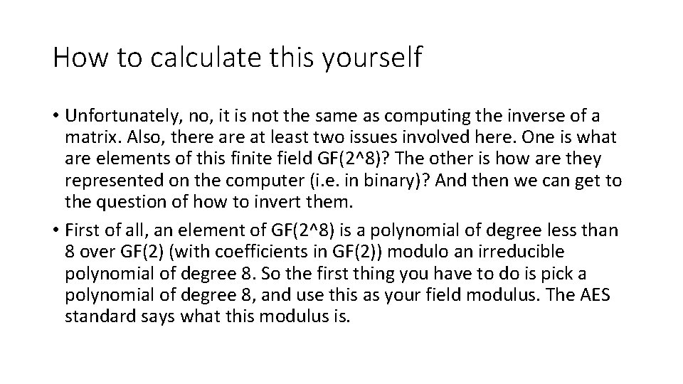 How to calculate this yourself • Unfortunately, no, it is not the same as How to calculate this yourself • Unfortunately, no, it is not the same as