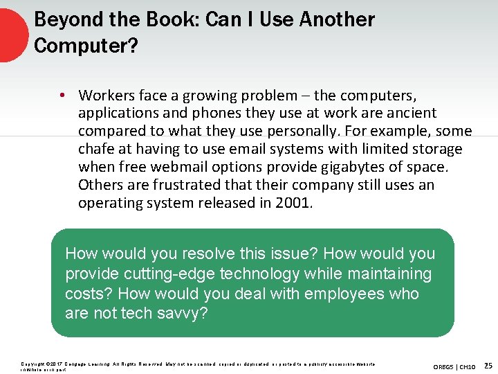 Beyond the Book: Can I Use Another Computer? • Workers face a growing problem