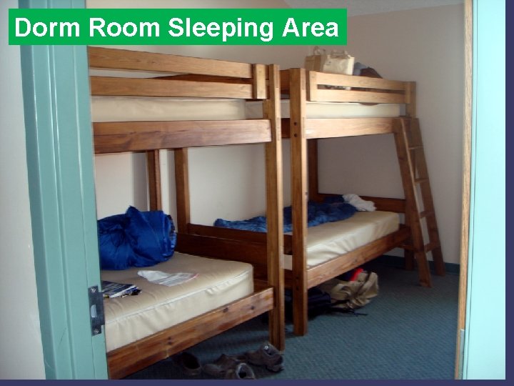 Dorm Room Sleeping Area 