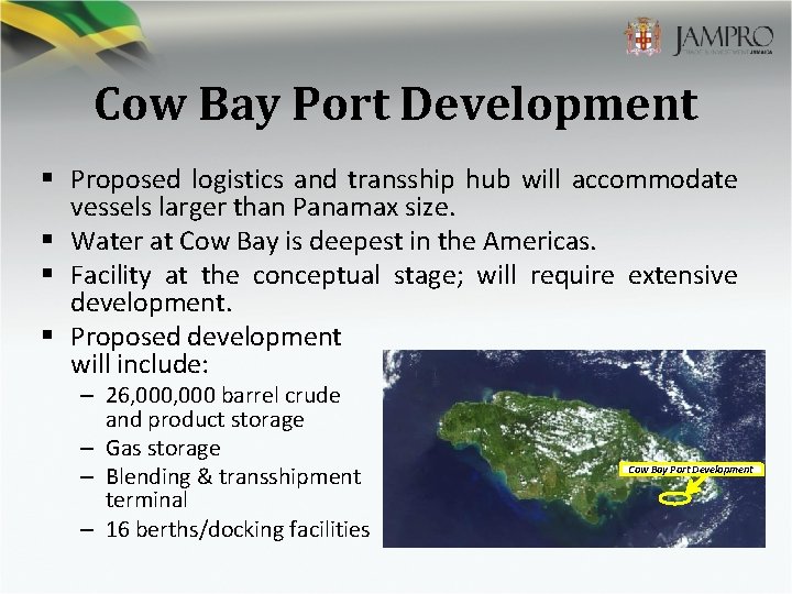 Cow Bay Port Development § Proposed logistics and transship hub will accommodate vessels larger