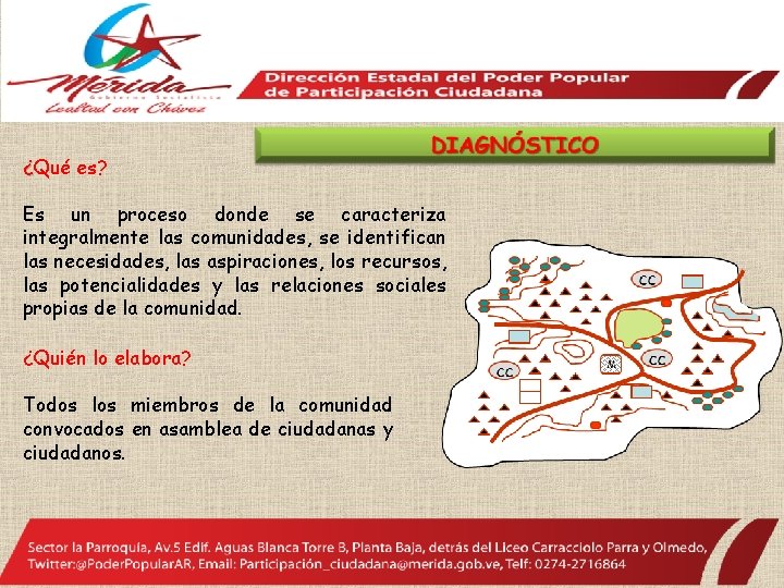 ¿Qué es? Es un proceso donde se caracteriza integralmente las comunidades, se identifican las