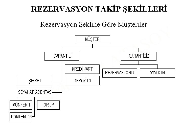 REZERVASYON TAKİP ŞEKİLLERİ Rezervasyon Şekline Göre Müşteriler Ö . r ğ ö G F