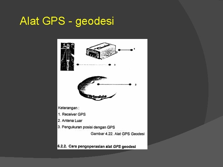 Alat GPS - geodesi 