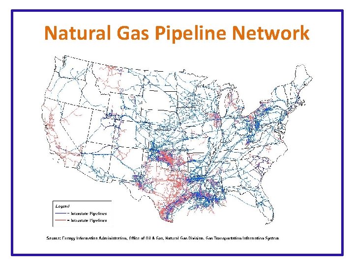 Natural Gas Pipeline Network 