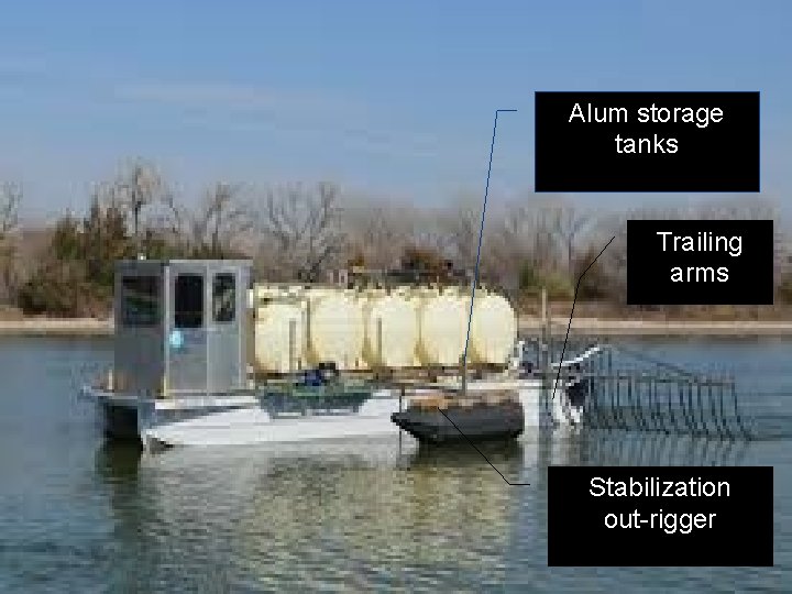 Alum storage tanks Trailing arms Stabilization out-rigger CWC 