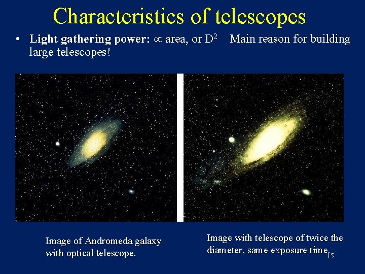 Telescopes 1 Basic function of a telescope extend