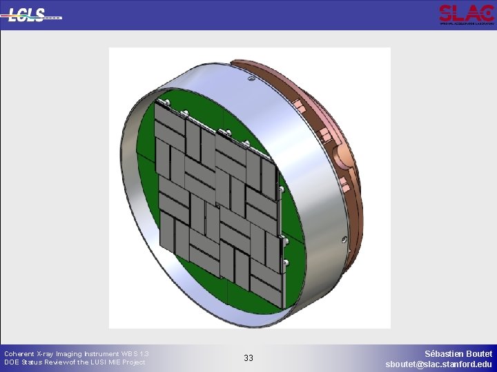 Coherent X-ray Imaging Instrument WBS 1. 3 DOE Status Review of the LUSI MIE