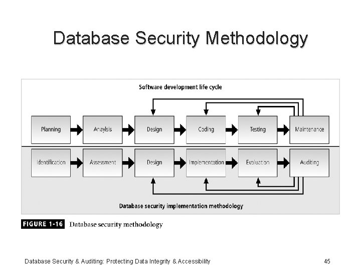 Database Security Methodology Database Security & Auditing: Protecting Data Integrity & Accessibility 45 